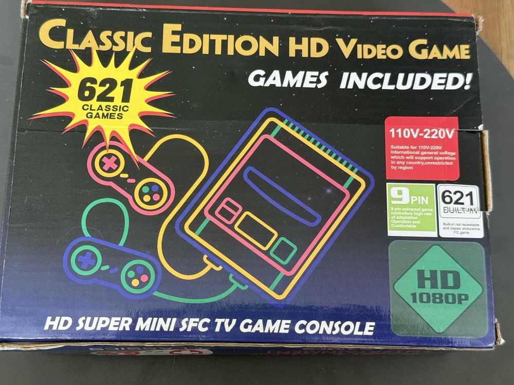 Ігрова приставка Денді SFC 621 HD (HDMI, +621 ігор)