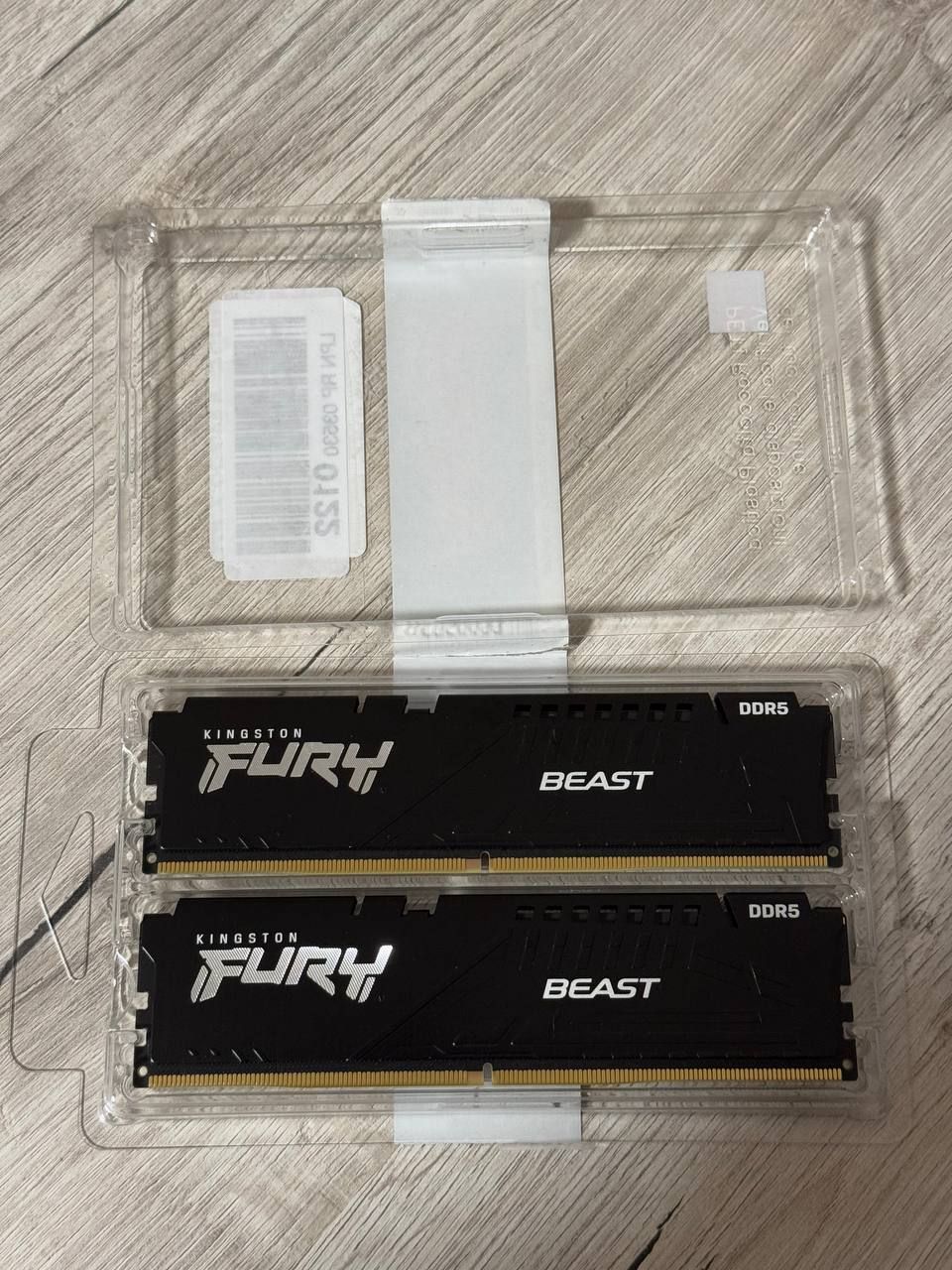 Оперативна памʼять Kingston FURY Beast DDR5 DIMM Kit 16GB 5600MHz