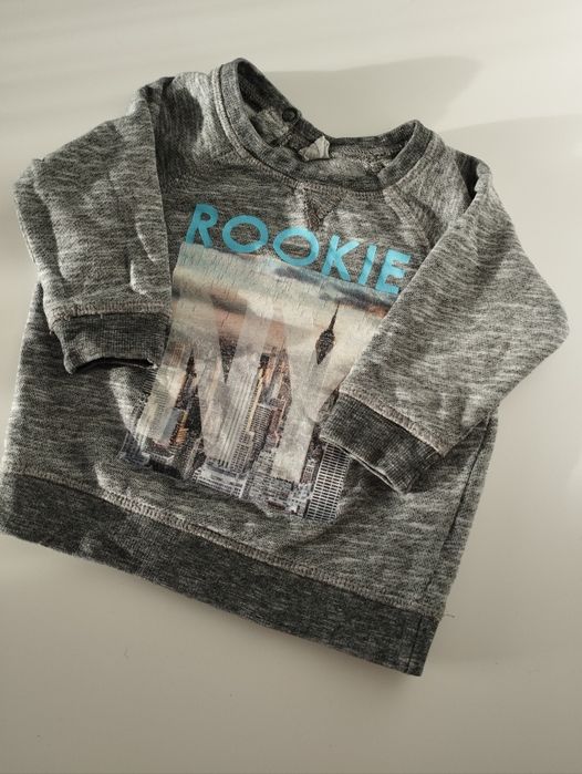 Bluza z aplikacją melanż dla niemowlaka H&M