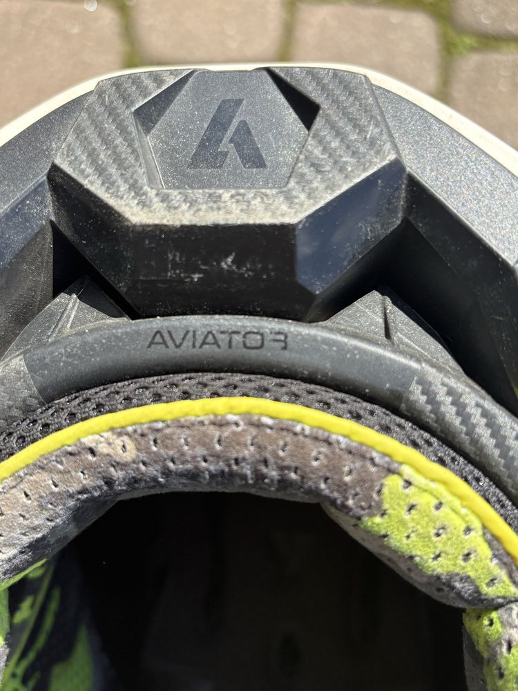 Kask Airoh Aviator 3 Rampage + gogle acurri armega 100%