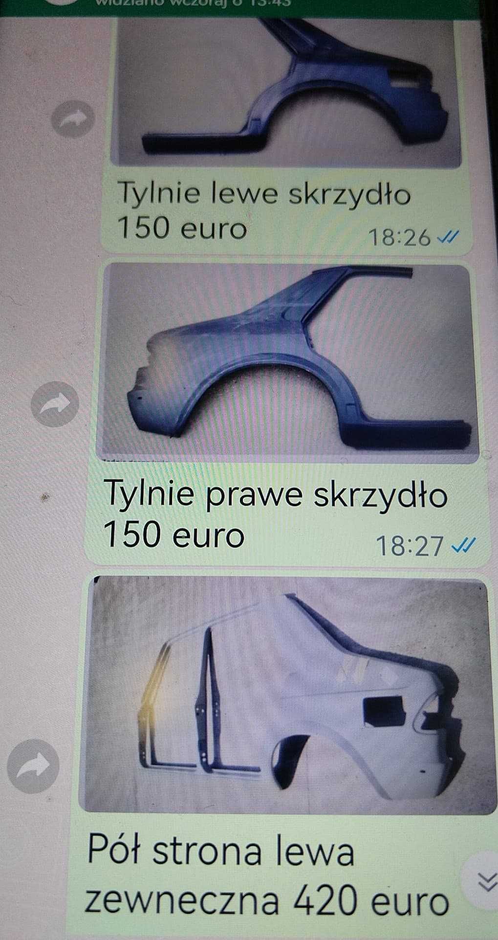 Części blacharskie do samochodów Zastava i innych