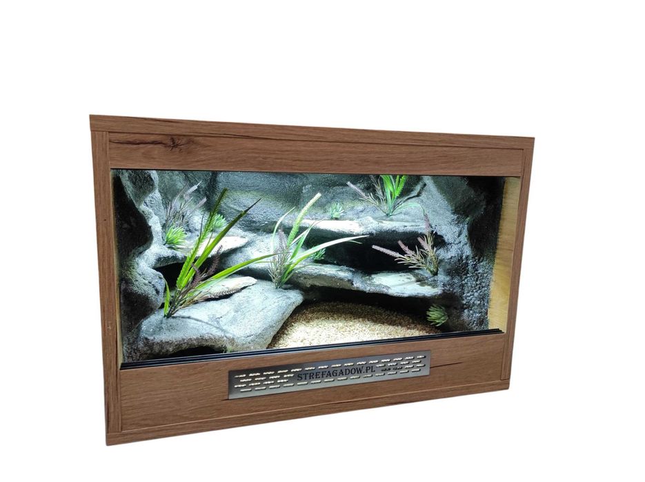 Terrarium pustynne nr746 60/40/40 dla gekona lamparciego DOSTĘPNE