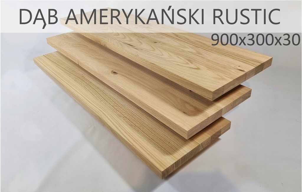 Stopnie dąb amerykański rustic 900x300x30mm