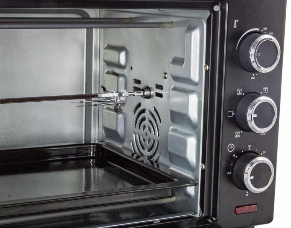Piekarnik Elektryczny z Rożnem Termoobieg Timer 25 L Prezent 1600W