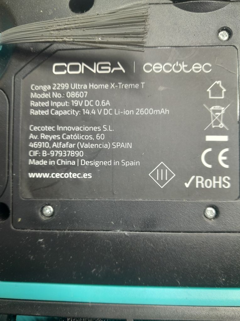 Cecotec conga ultra home x treme t 2299 odkurzacz robot sprzątający