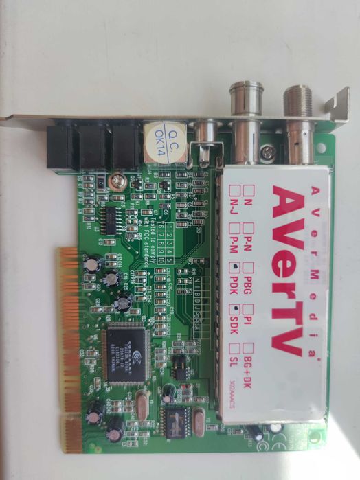 PCI карти: TV-тюнер, Wi-Fi адаптер,