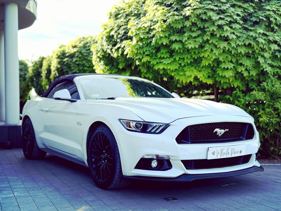 Auto do ślubu MUSTANG cabrio wesele samochód wynajem slub Mielec