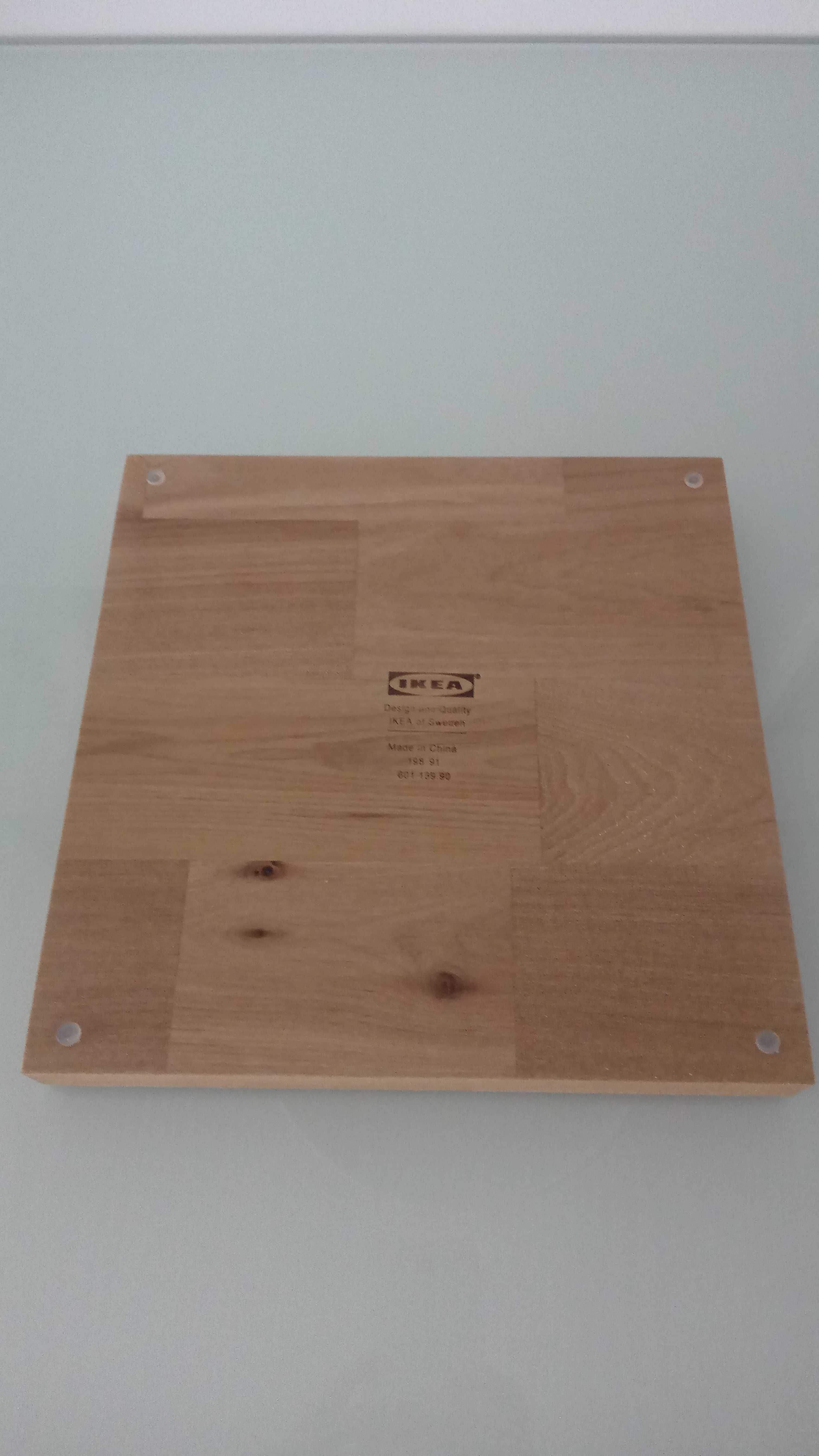 Suporte para velas em madeira e metal IKEA (II)