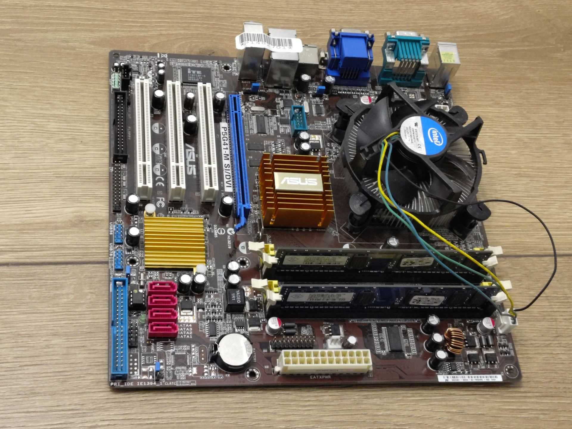 ASUS P5G41-M  LGA 775 Intel Core2 Duo E4500 2.20GHz DDR2 2GB ZESTAW