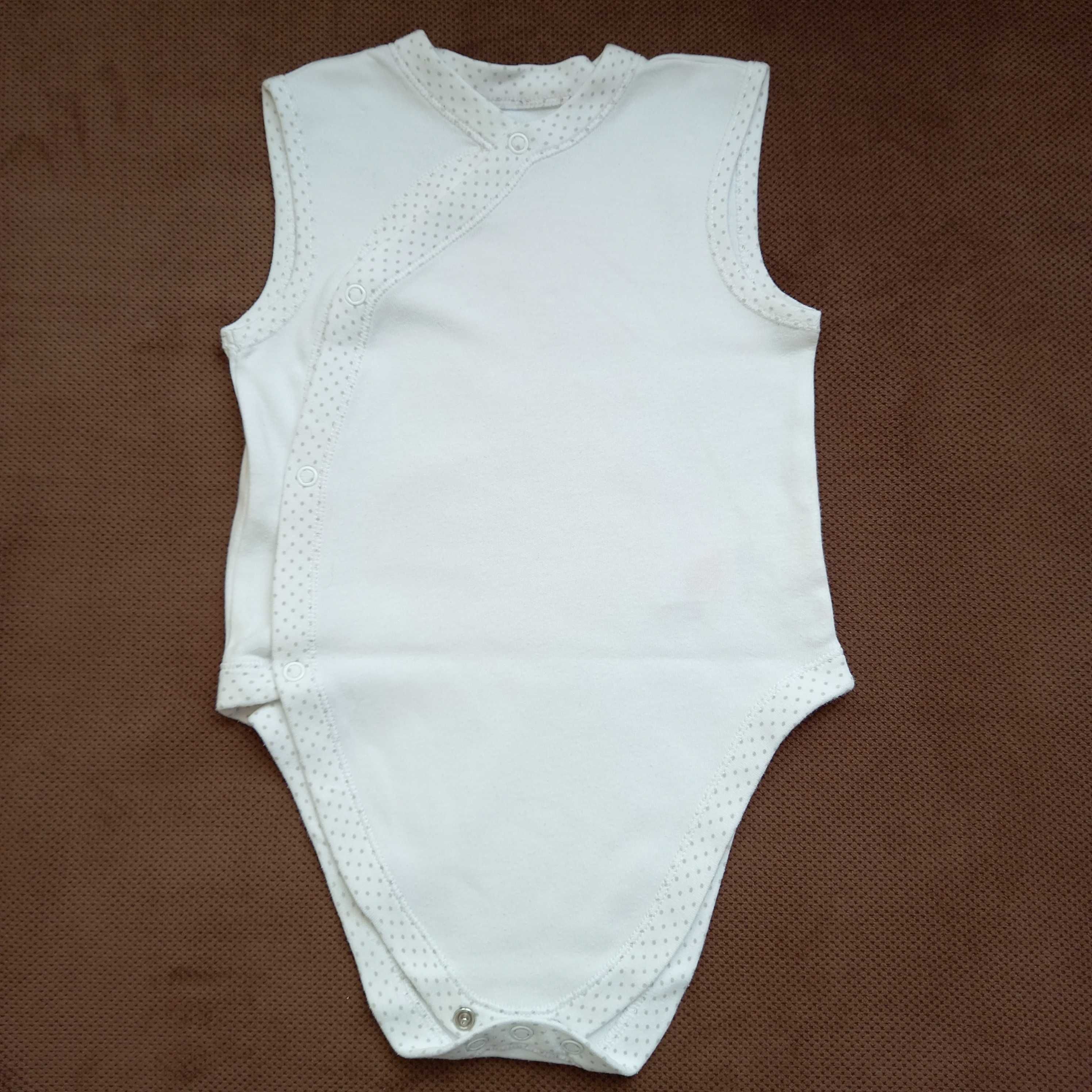 Body z krótkim rękawem, dziewczęce, r. 92 Zestaw