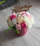 Flower box mydlany róże gozdziki NOWY!