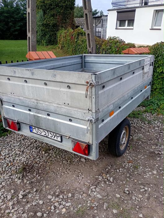 Przyczepka towarowa do 750 kg zarejestrowana ubezpieczona