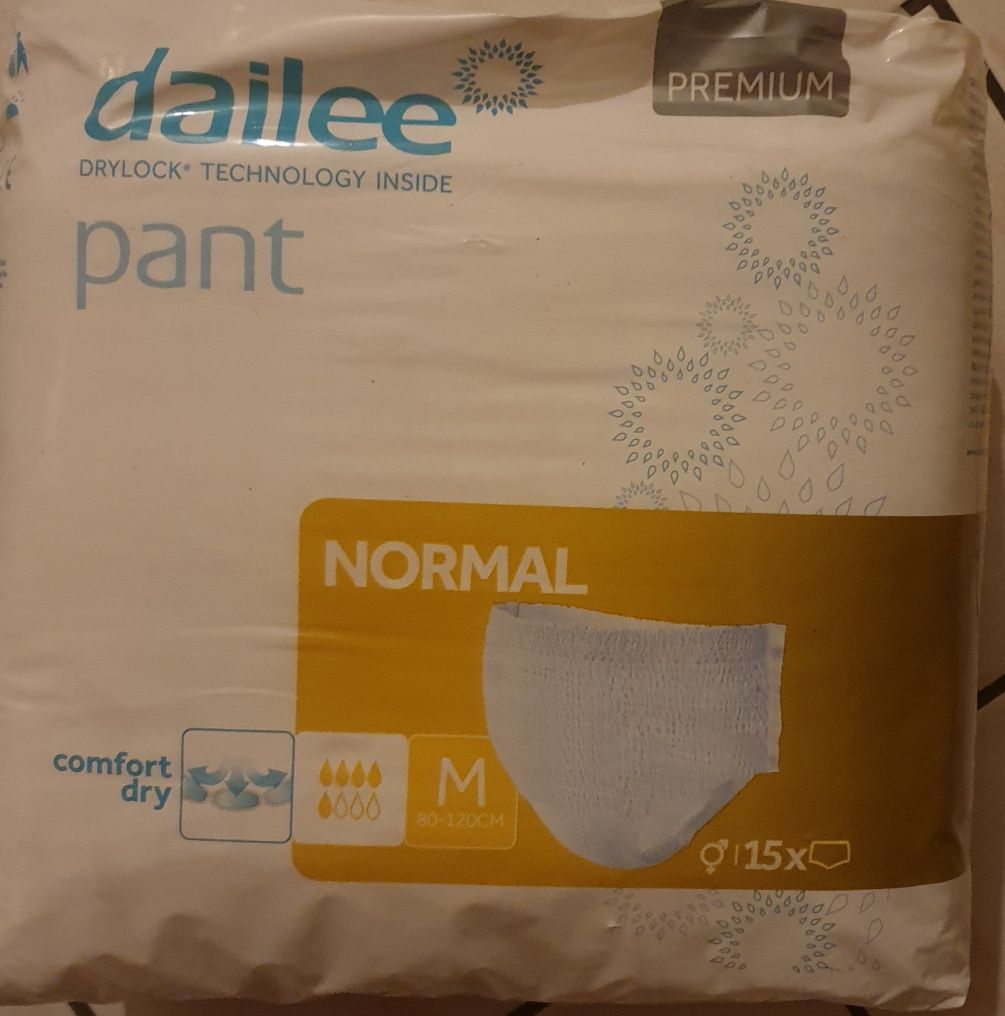 Pieluchomajtki DAILEE Pant Premium Normal rozm. M 30szt.( dwa opakow.)