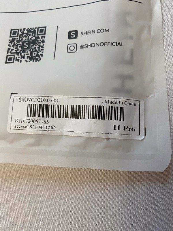 Shein case obudowa iPhone 11 pro przeźroczysta kobieta diabeł