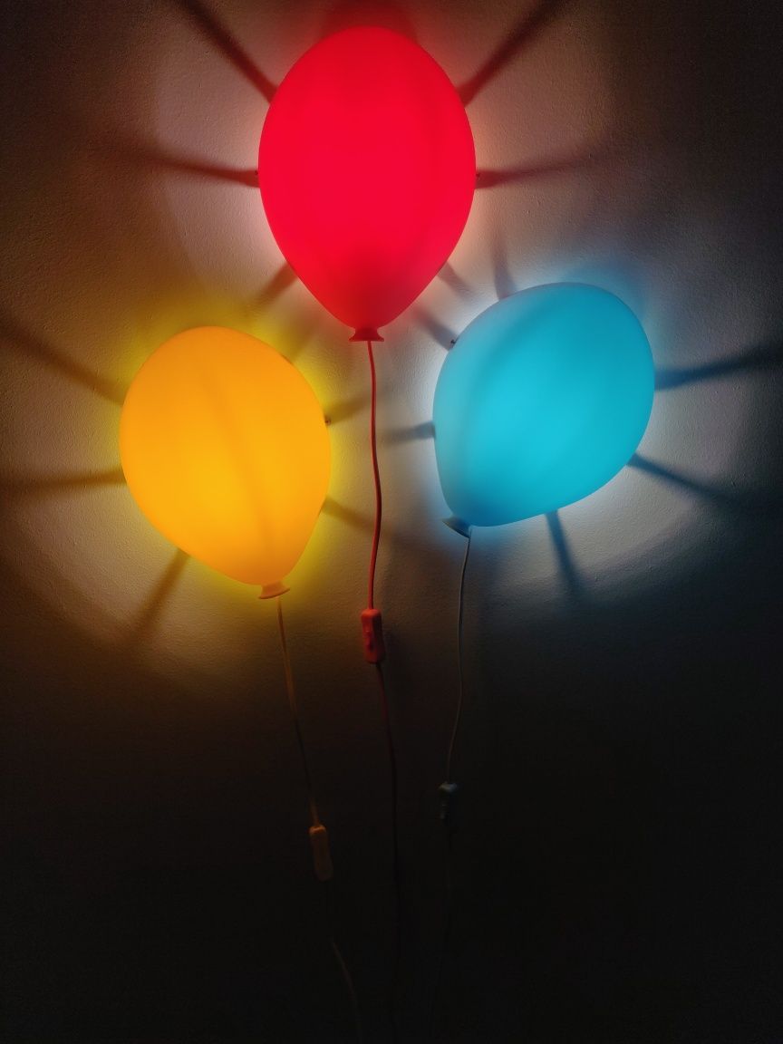 Lampka Balon Ikea balony komplet lampek plus żarówki led