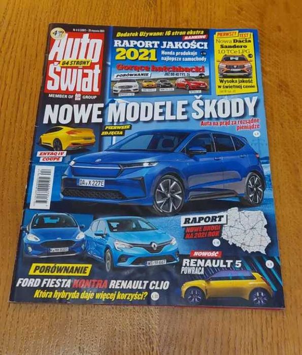 Auto świat nr 4-5 (1287) 25 stycznia 2021