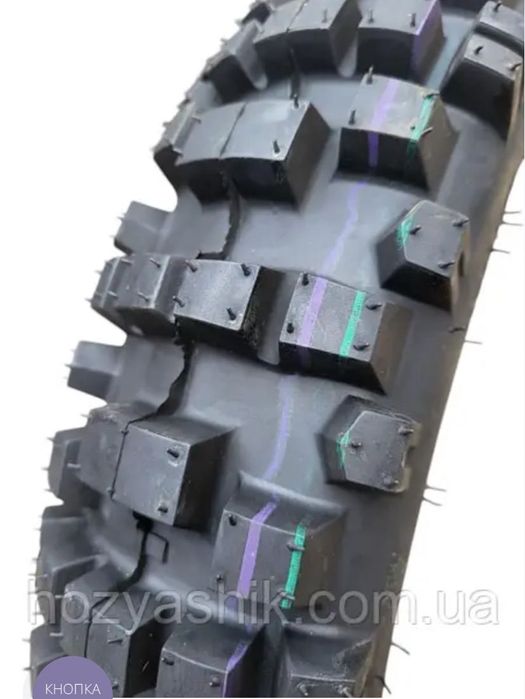 Шина  100/90-19 М/С 63J (8PR) LOAD RANGE D, "КАМА" (ТТ) CROSS