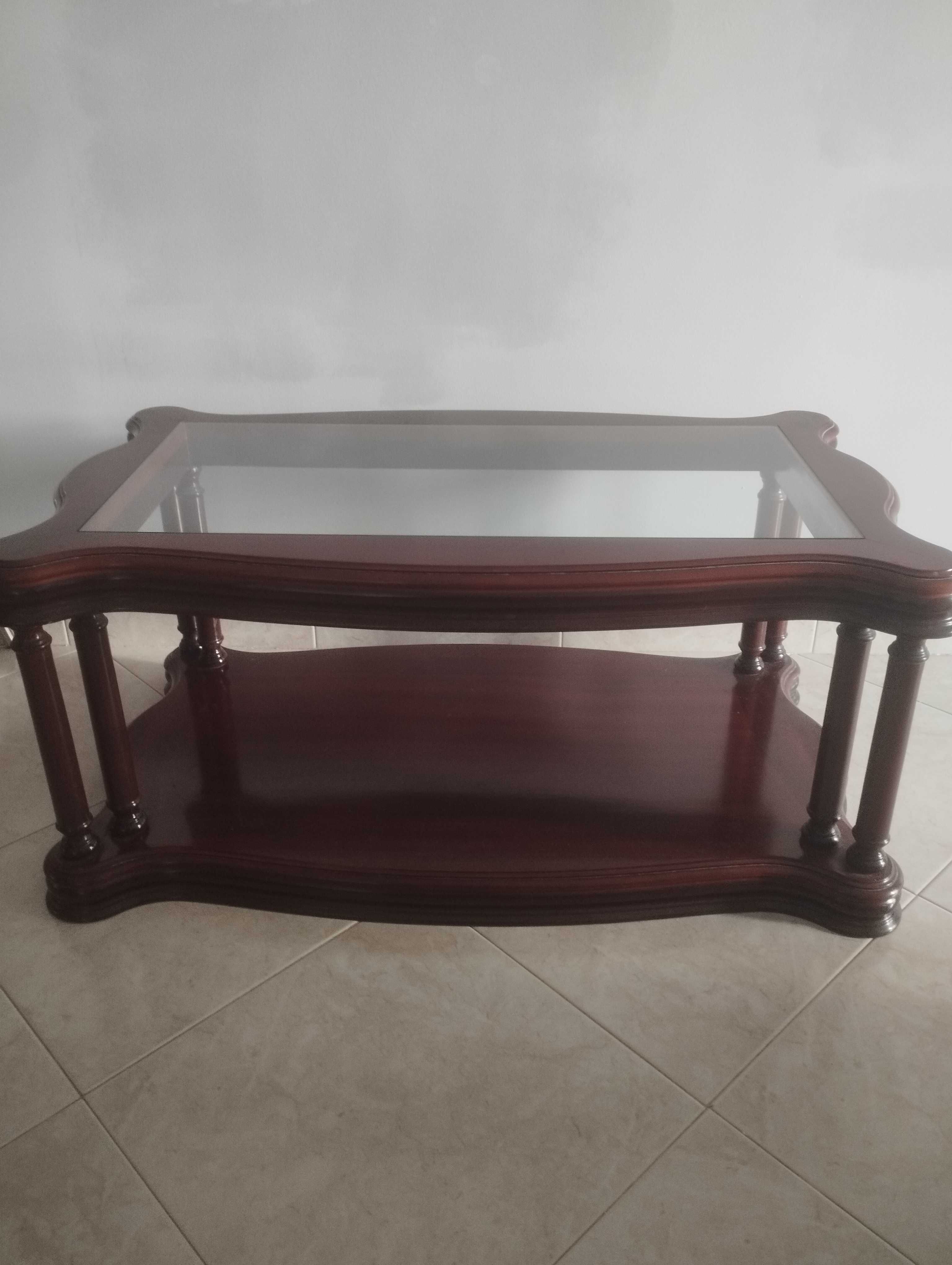 Vendo mesa e mesa de apoio