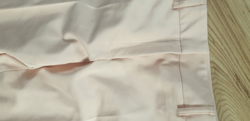 Spodnie długie kolor pudrowy róż