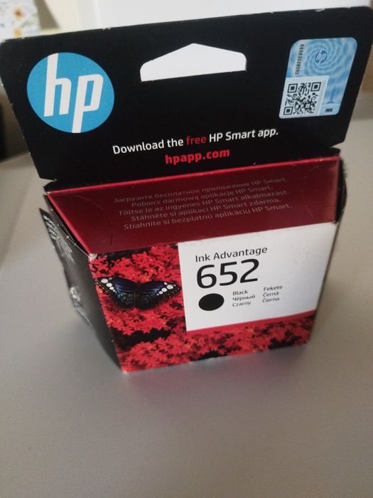 Tusz do drukarki HP nowy orginalny 652