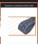Gasienice 450x81x78 traktor kubota mecalac cat yanmar