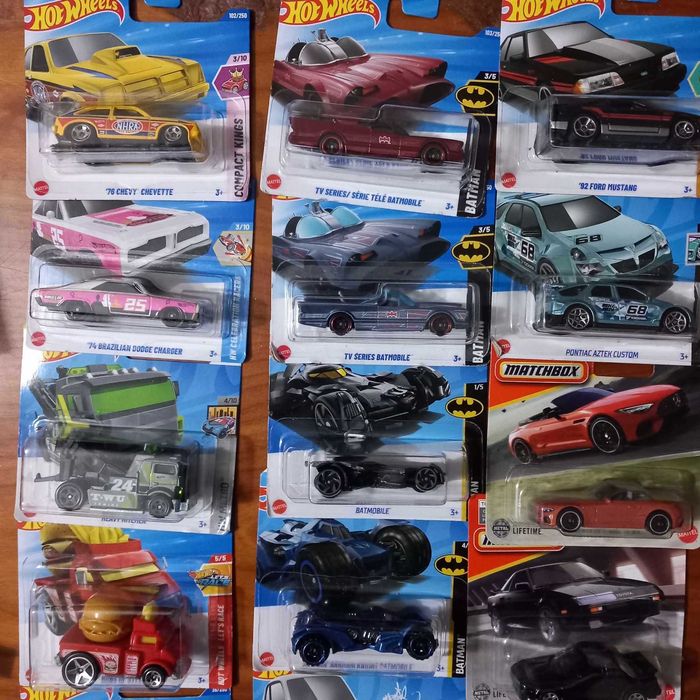 Hotwheels e Matchbox vários modelos com 20% de desconto