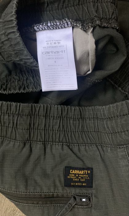 Штаны карго Carhartt Cargo Jogger Cypress Green Pants .L