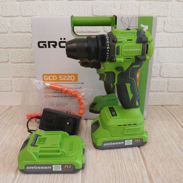 Акумуляторний шуруповерт grosser gcd522q