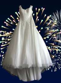 Срочно!Продаж шикарне французьке весільне плаття з фатою diane legrand