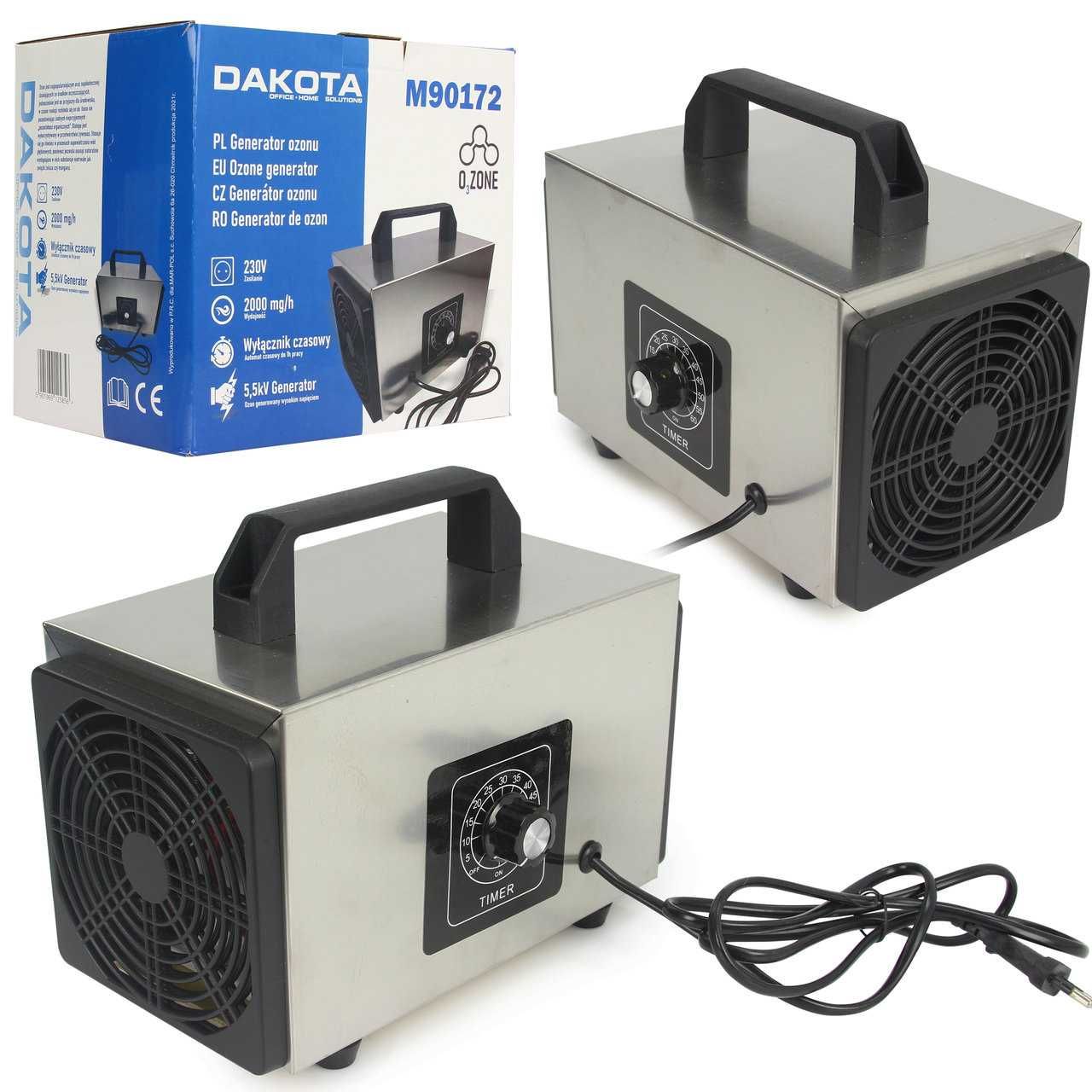 Ozonator Generator Ozonu Mocny 230 V Oczyszczacz Powietrza