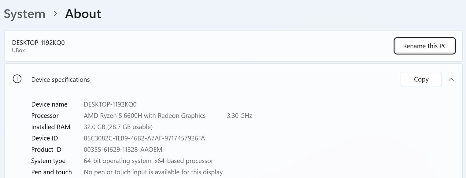 Minipc, nuk, CHUWI UBox Ryzen 5 6600H / 32GB DDR5 / 512GB SSD / Window