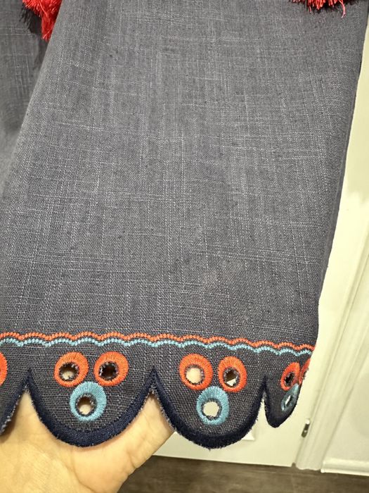 Плаття вишиванка синє червона платье вышиванка синие красная вышивка