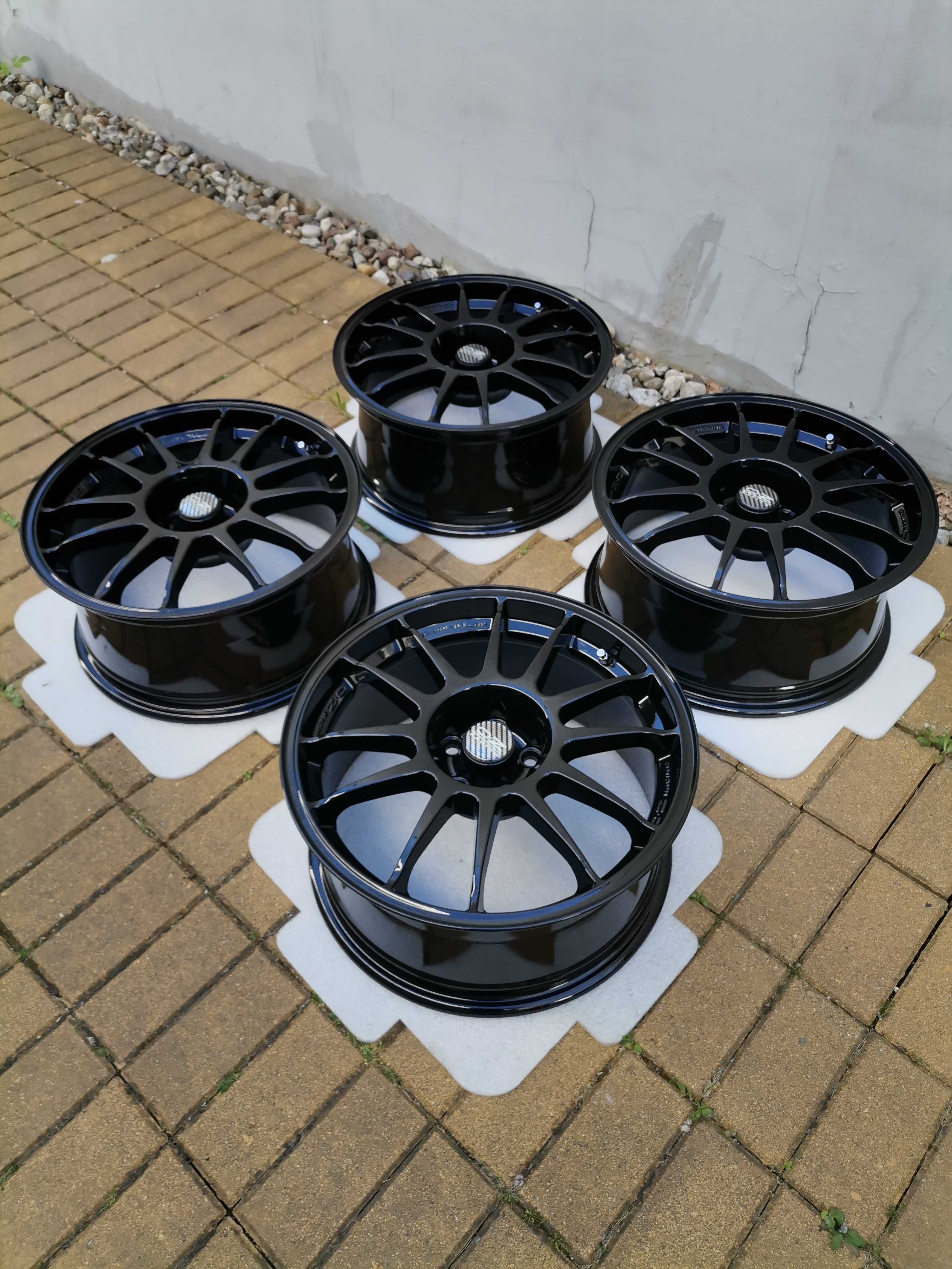 17" 5x100 Oz Superleggera Czarny fortepian Śliczne Vw Skoda Seat.