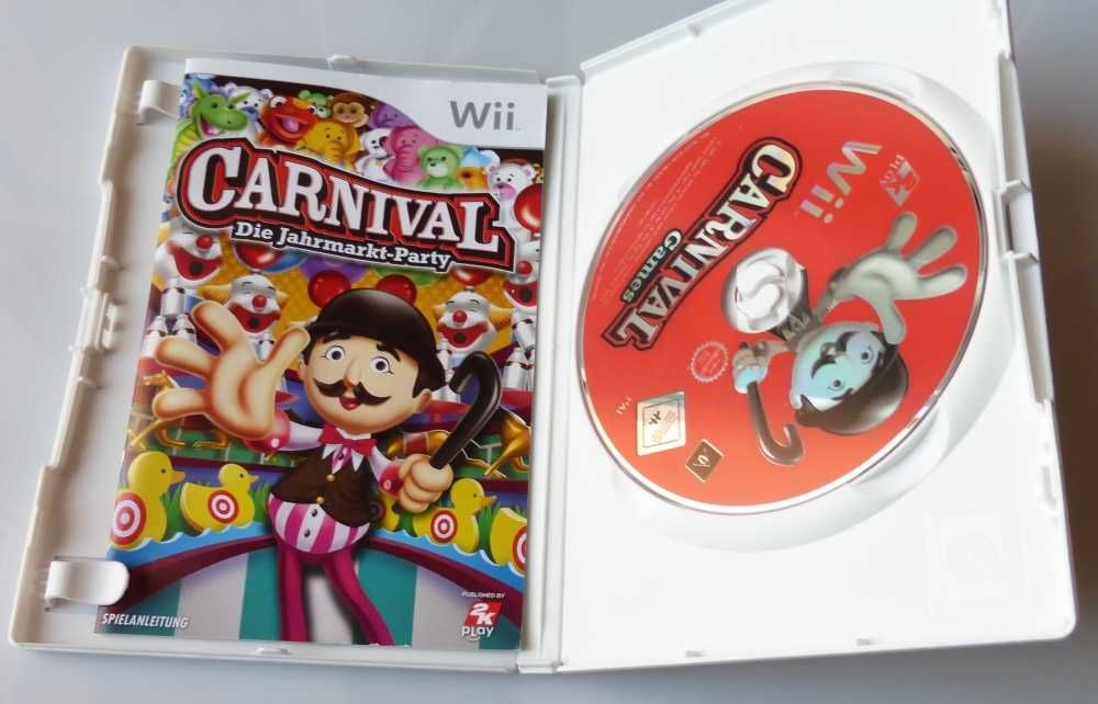 Carnival Funfair gra na konsolę WII dzieci wesołe miasteczko DE j nowa
