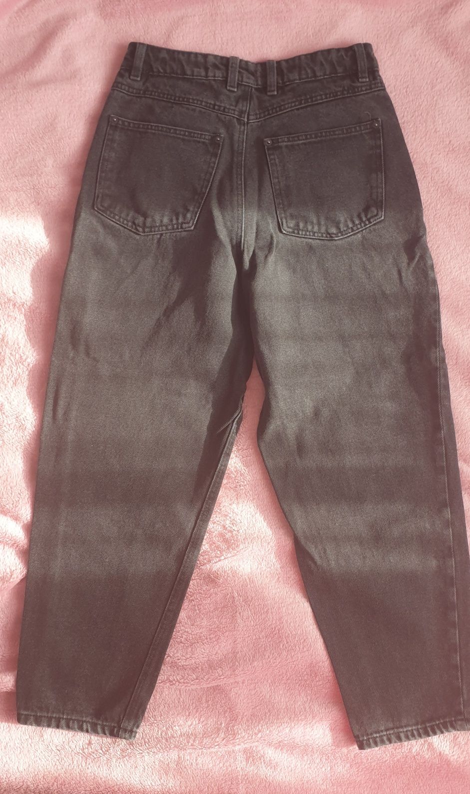 Cropp czarne jeansy slouchy r.38 M