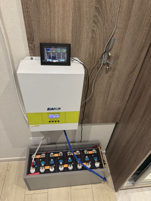 Інвертор EaSun + Акумуляторна збірка Lifepo4 7.2кВт на елементах EVE