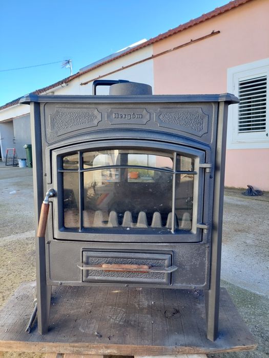 Salamandra ferro fundido lenha