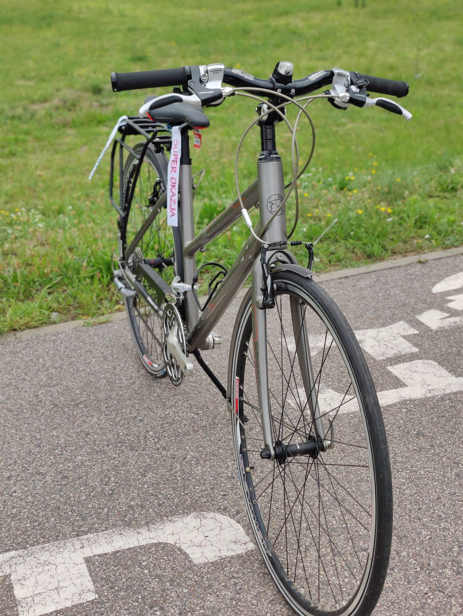 NOWY | Rower fitness szosowy MINEVRA 46cm Shimano TIAGRA 2x9 Parallax