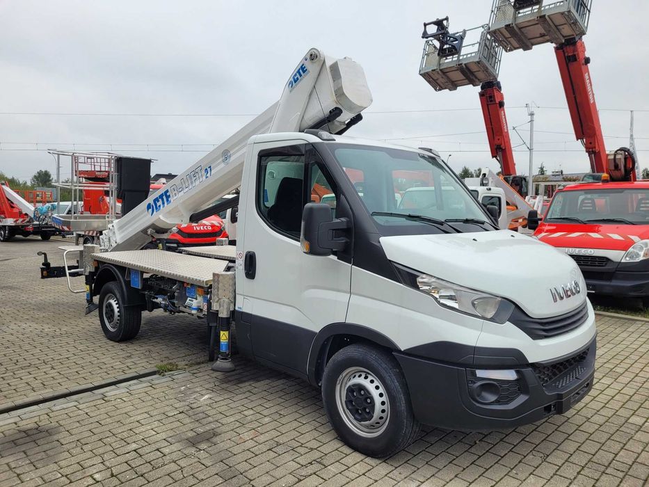 iveco podnośnik koszowy zwyżka 27 m cte b-lift 27 m ruthmann multitel
