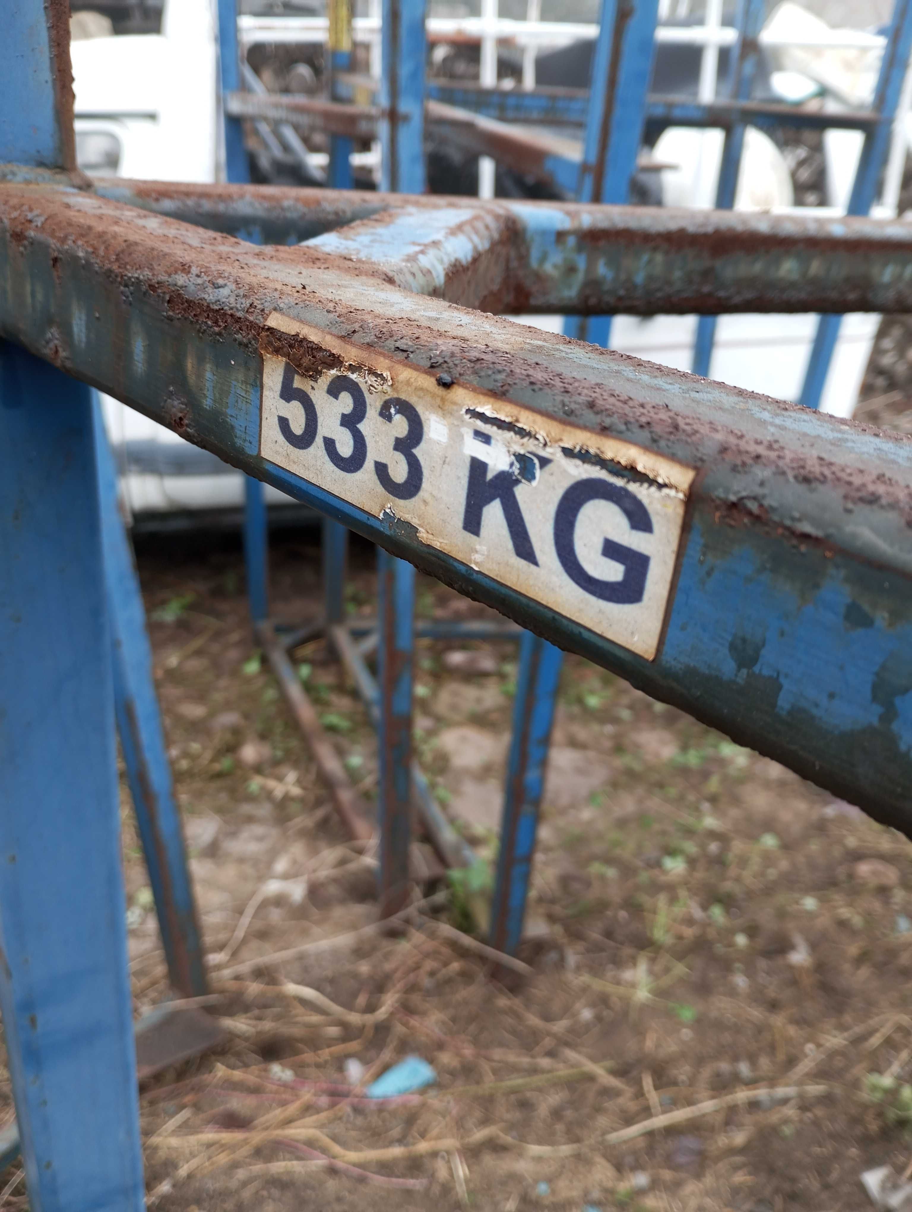 Regał magazynowy wysoki 280cm palety solidny 1,6 tony