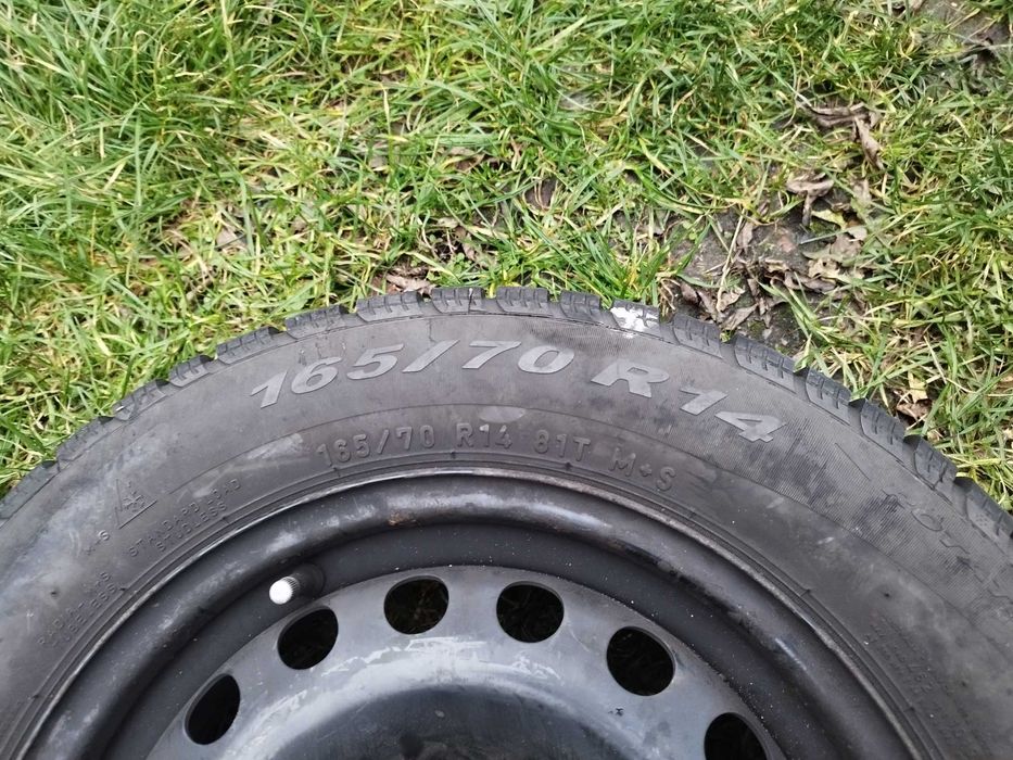 Koła 165/70 r14opony zimowe