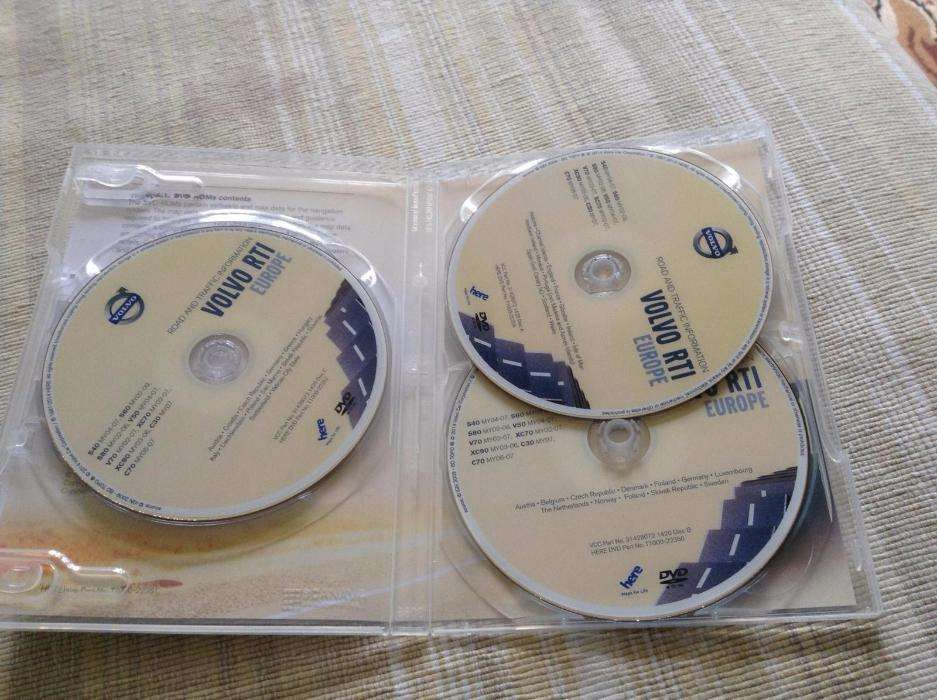 DVD / CD VOLVO - Atualização GPS / Navegação