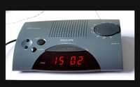 Małe radio kuchenne PHILIPS FM z zegarem i alarmem AJ3150