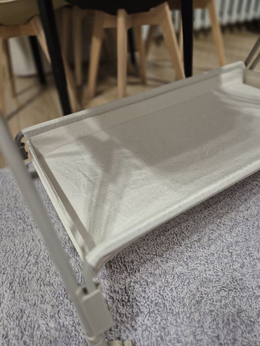 Łóżeczko dostawne Lionelo Luna + torba Skiddou + gratis