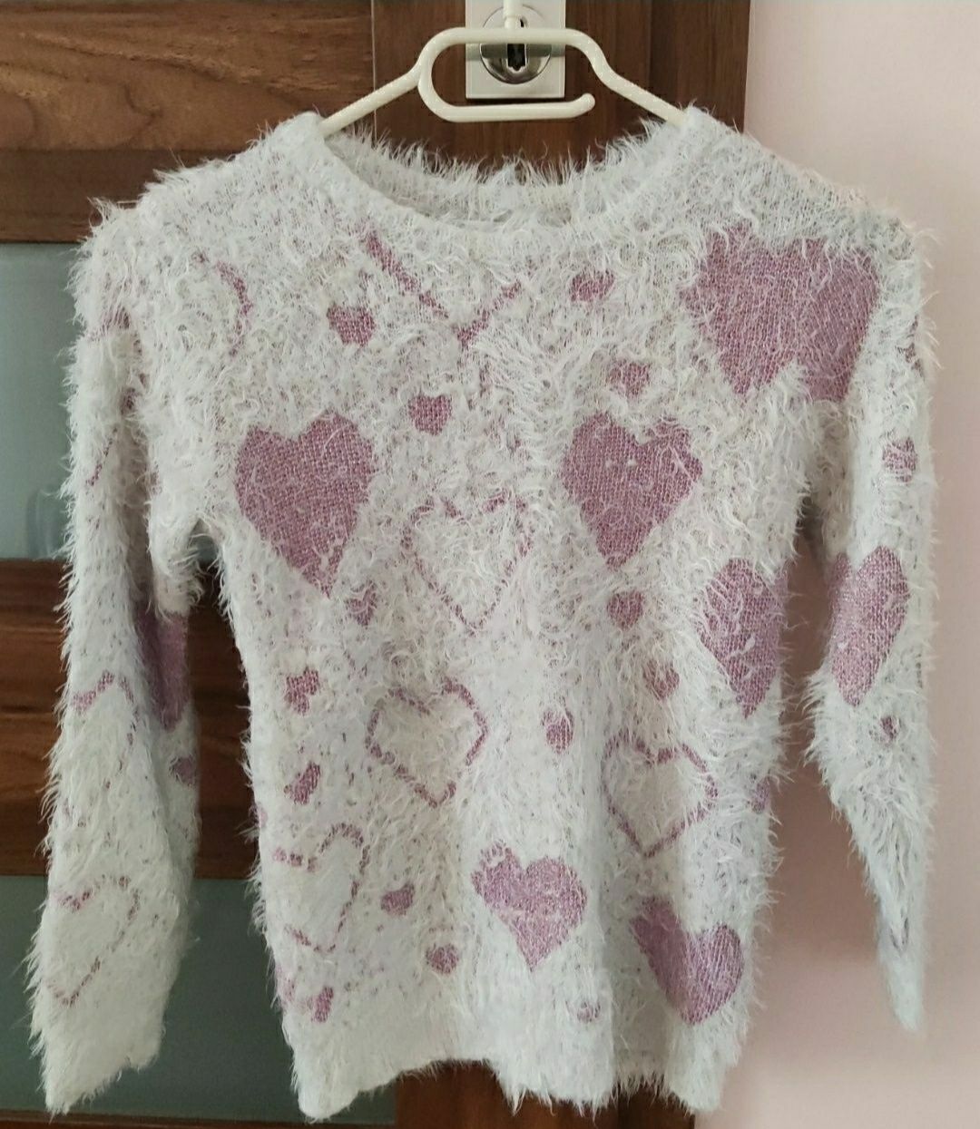 Bluza, bluzka, sweter, sweterek roz. 128,128/134