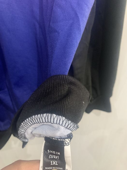 Bluza damska slogan z napisami rozmiar 46 ombre nowa