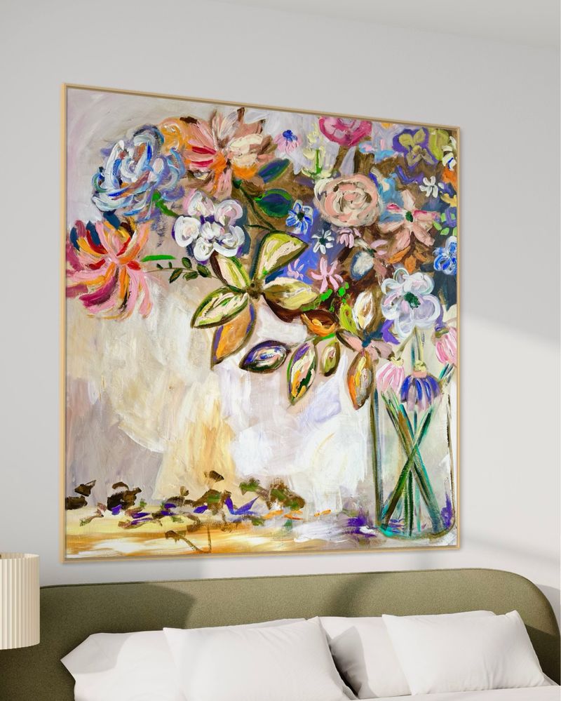 Abstrakcja obraz  110x110 cm
