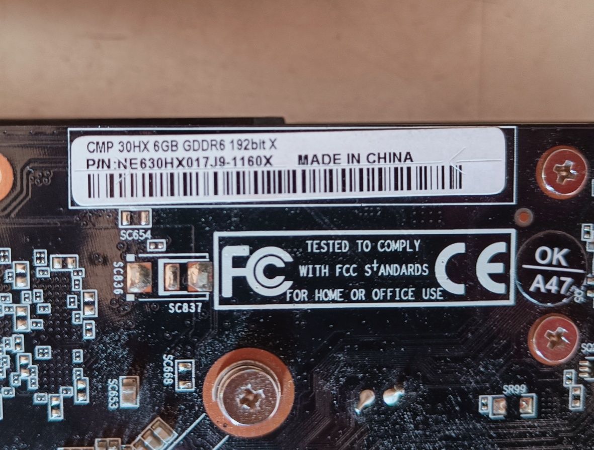Відеокарта CMP 30HX аналог 1660super