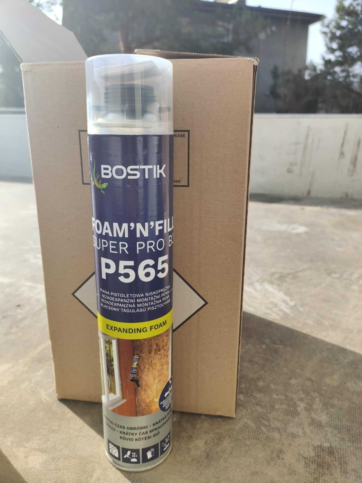 Pianka pistoletowa niskoprężna P565 BOSTIK paczka 12 szt. -200 zł