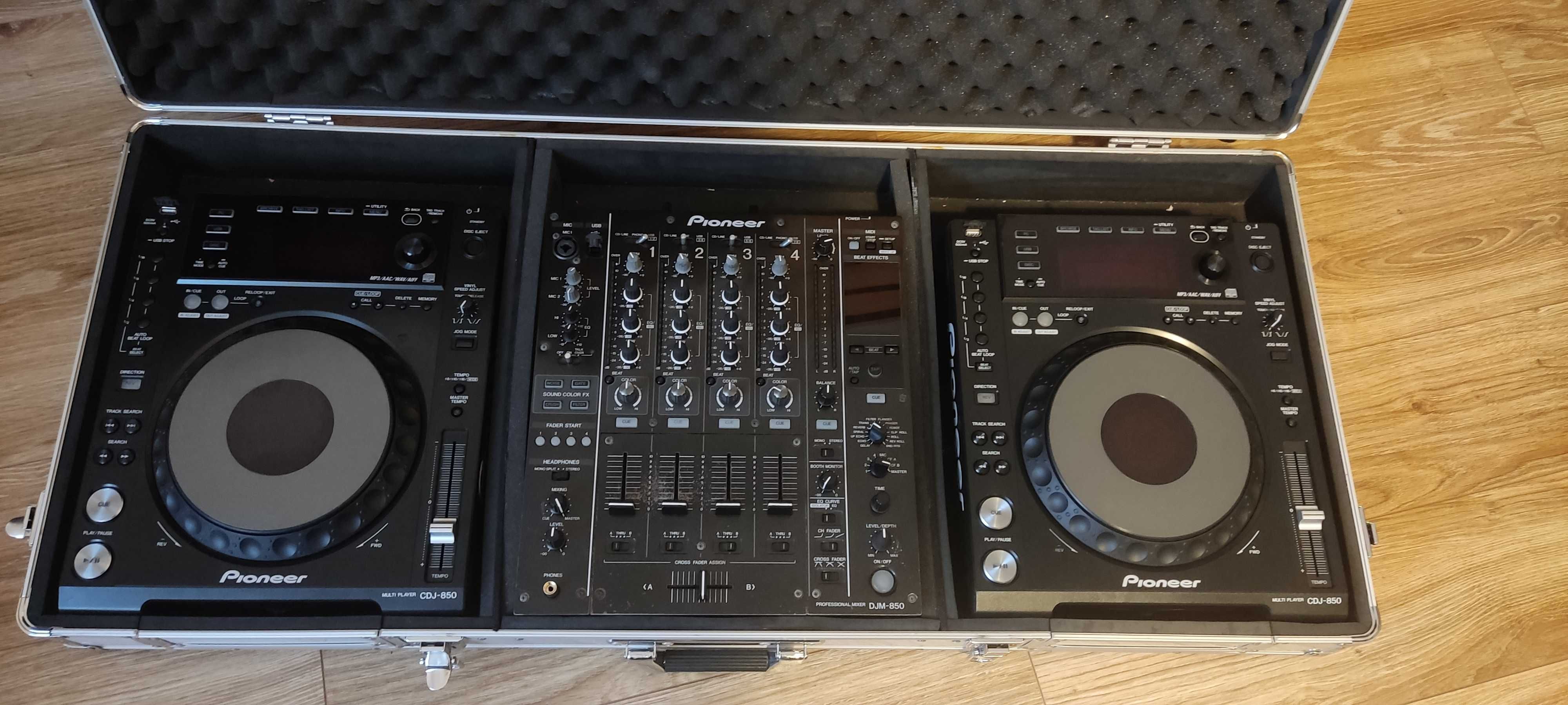 Pioneer DJM850, CDJ 850,CASE